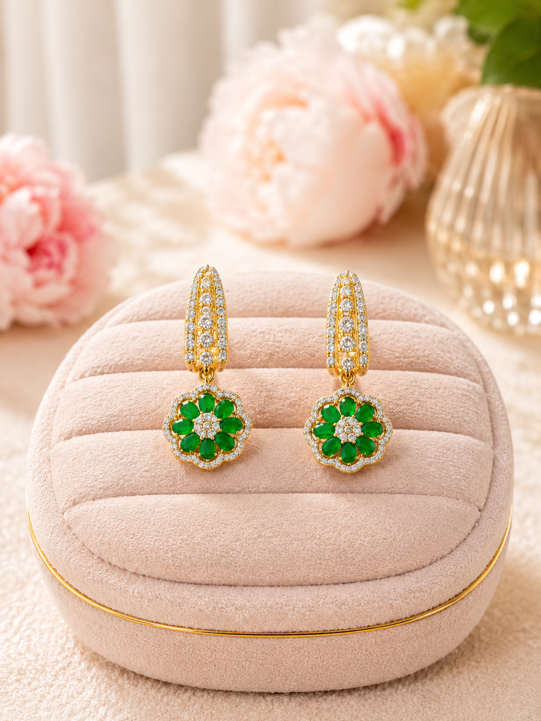 Emerald Bloom Necklace