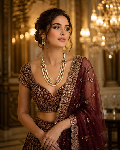 Kundan Pearl Necklace