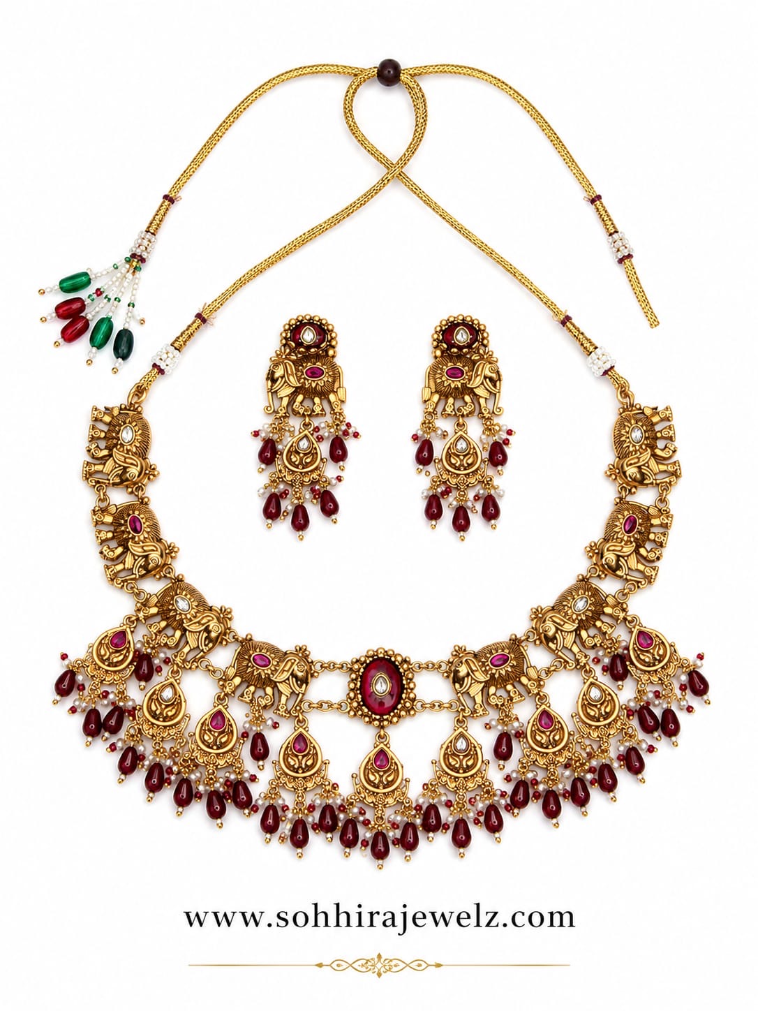 The Royal Elephant Ruby Necklace
